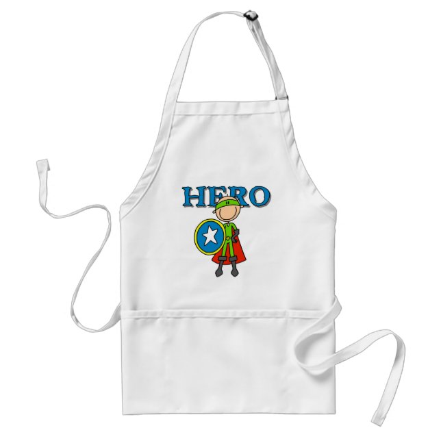 Hero Boy with Shield Standard Apron (Front)