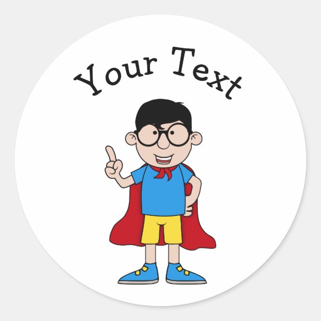 Hero Classic Round Sticker (Front)