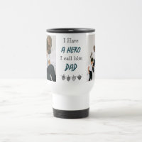 Hero Dad | Custom Photos Father's Day Travel Mug