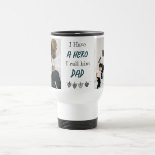 Hero Dad Custom Photos Father's Day Travel Mug