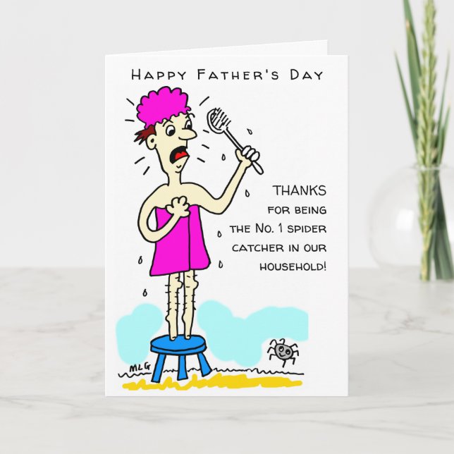 Hero Dad Happy Father's Day Card (Front)