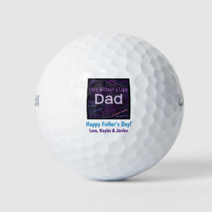 Hero Dad Happy Father's Day Golf Balls