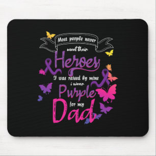 Hero Dad November Pancreatic Cancer Awareness  Mouse Mat