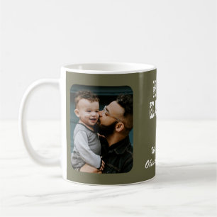 Hero Daddy Father`s Day 2 Photo Collage Coffee Mug