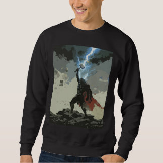 Hero - God of thunder Norse myth Sweatshirt