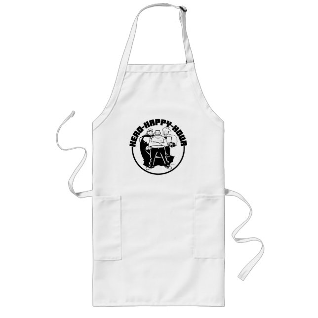 Hero Happy Hour Trio Long Apron (Front)