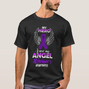 Hero Is Now My Angel Alzheimerheimer's Awareness T-Shirt