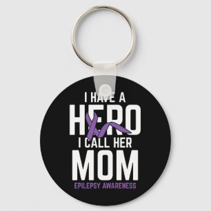 Hero Mum Epilepsy Epilepsy Awareness Epilepsy Pati Key Ring
