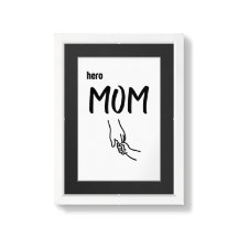 Hero Mum Mother's Day Wall Art 8in x 12in