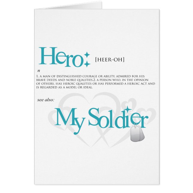 Hero: My Soldier (Front)