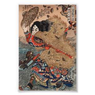 Hero of the Suikoden by Utagawa Kuniyoshi Photo Print