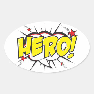 HERO STICKERS (Comic Style)