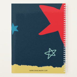 Hero-Themed Teacher Homeschool Planner (Large)