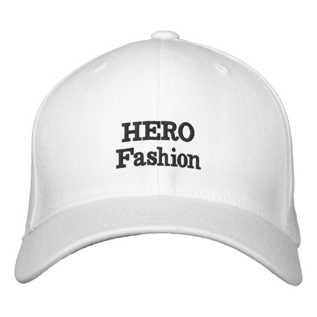 Hero White Cap – Fashion Meets Legendary Style (Front)