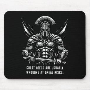 Herodotus Great Deeds Are Usually Wrought At Great Mouse Mat