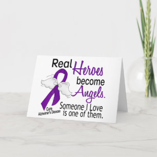 Heroes Become Angels Alzheimer's Disease Card