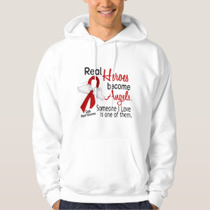 Heroes Become Angels Heart Disease Hoodie