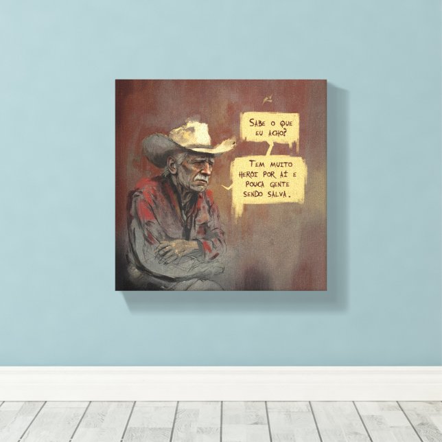 Heroes Canvas Print (Insitu(Wood Floor))