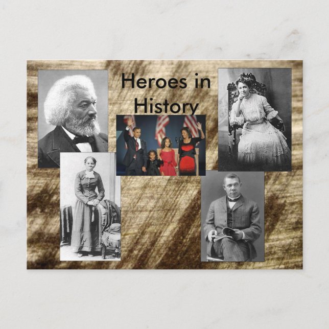 Heroes in History Collection Postcard (Front)