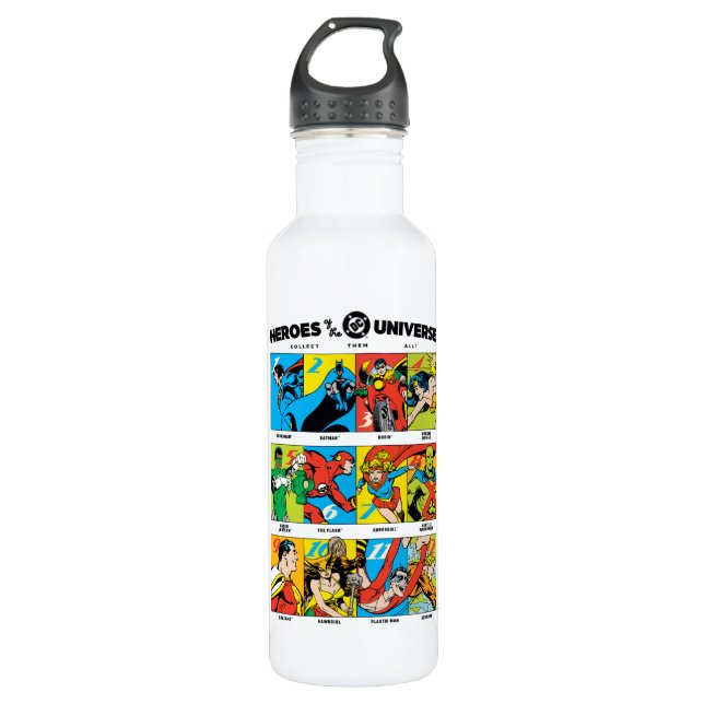 Heroes of the DC™ Universe 710 Ml Water Bottle (Front)