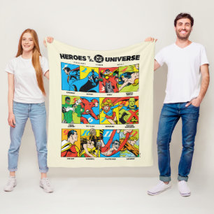 Heroes of the DC™ Universe Fleece Blanket