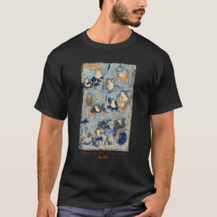 Heroes Of The Kabuki Stage Played By Frogs Japanes T-Shirt