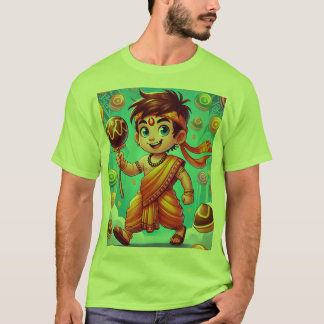 "Heroic Chhota Bheem Cartoon T-Shirt for Kids - Vi