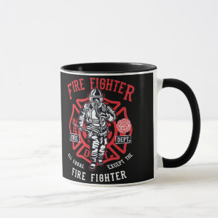 Heroic Firefighter Mug: Honouring our Heroes Mug