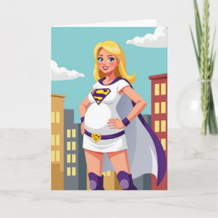 Heroic Mother To Be Art Card