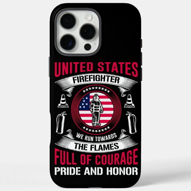 Heroic spirit of a firefighter Case-Mate iPhone case (Back)