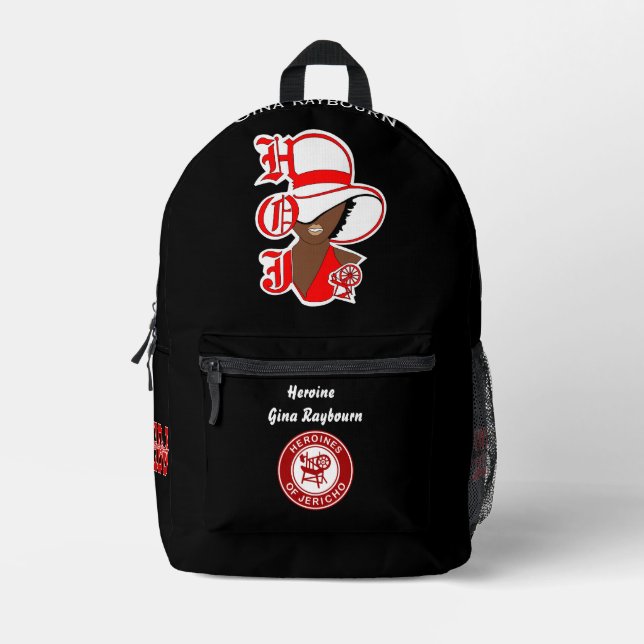 Heroine of Jericho HOJ Backpack Personalized (Front)