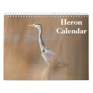 Heron Bird 2025 Calendar