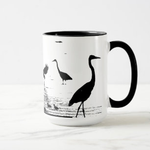 Heron Bird Wildlife Animals Wetlands Mug