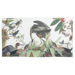 Heron Bluebird Birds Audubon Wildlife Pillowcase