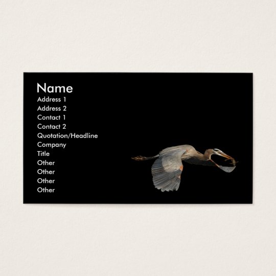 heron business card