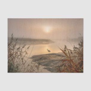 Heron Heaven - Landscape on the Lake Tissue Paper