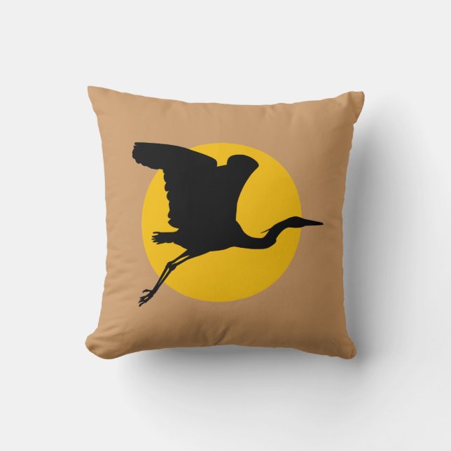 Heron in flight cushion (Front)