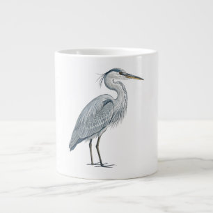 Heron Large Coffee Mug