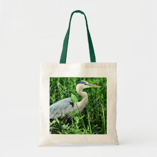 Heron On The Airline Trails Reusable Tote Bag