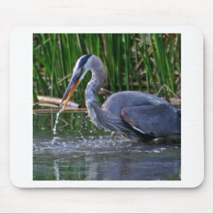 Heron Splash Mouse Mat
