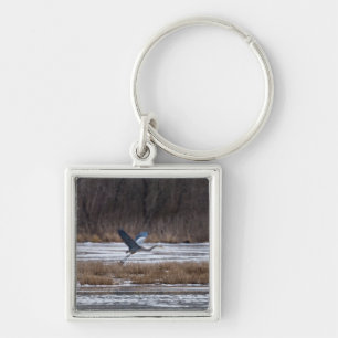 Heron Take Off Key Ring