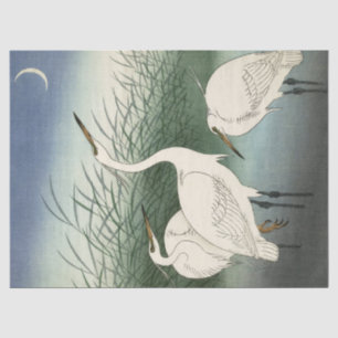 Herons in Shallow Water by Ohara Koson Tissue Paper