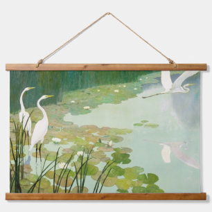 Herons in Summer by Newell Convers Wyeth Hanging Tapestry