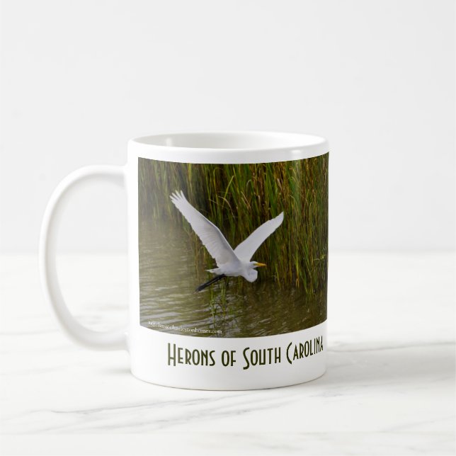 Herons of Charleston SC Coffee Mug (Left)