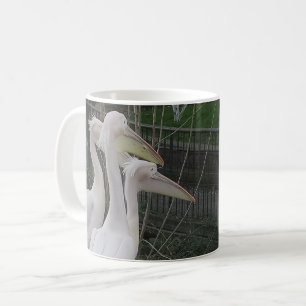 Herons White Coffee Mug