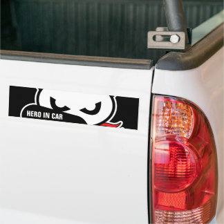 heropandbear bumper sticker