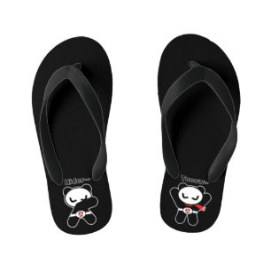 heropandbear kid's flip flops