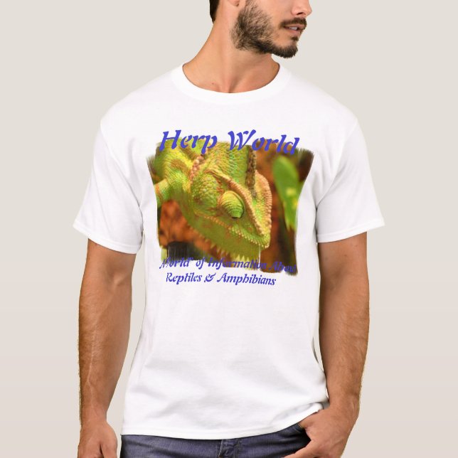 Herp World Chameleon T-Shirt (Front)