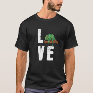 Herpetologist I Love My Pet Veiled Chameleon T-Shirt