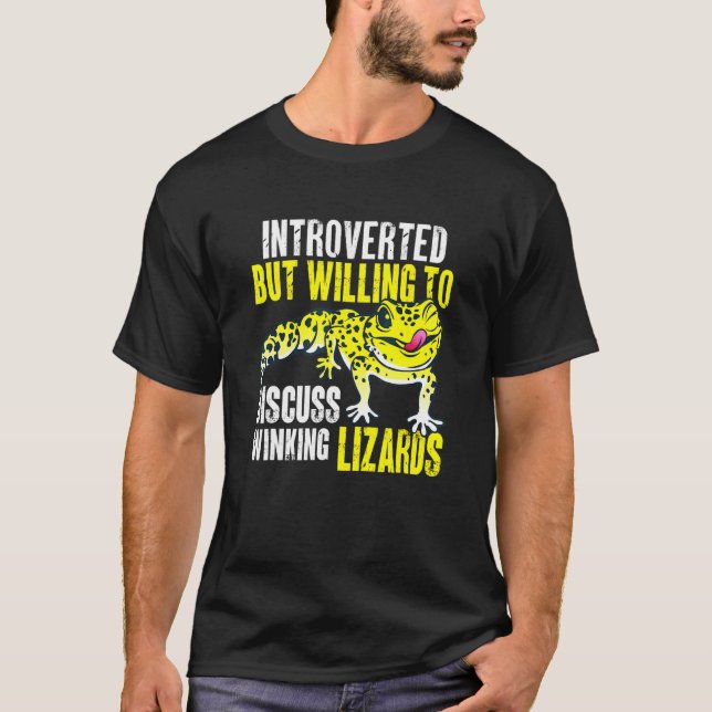 Herpetologist Lizard Reptile Leopard Gecko 1 T-Shirt (Front)